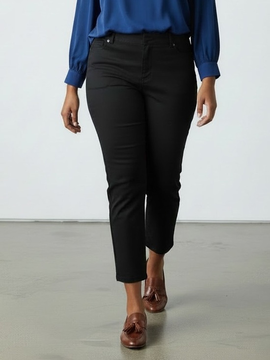 Zac & Rachel Denim - Zac & Rachel Women’s Black Stretch Slim Ankle Dressy pants